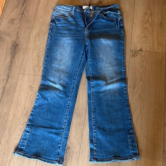 Risen Jeans Denim - Risen Blue Flare Women's Jeans